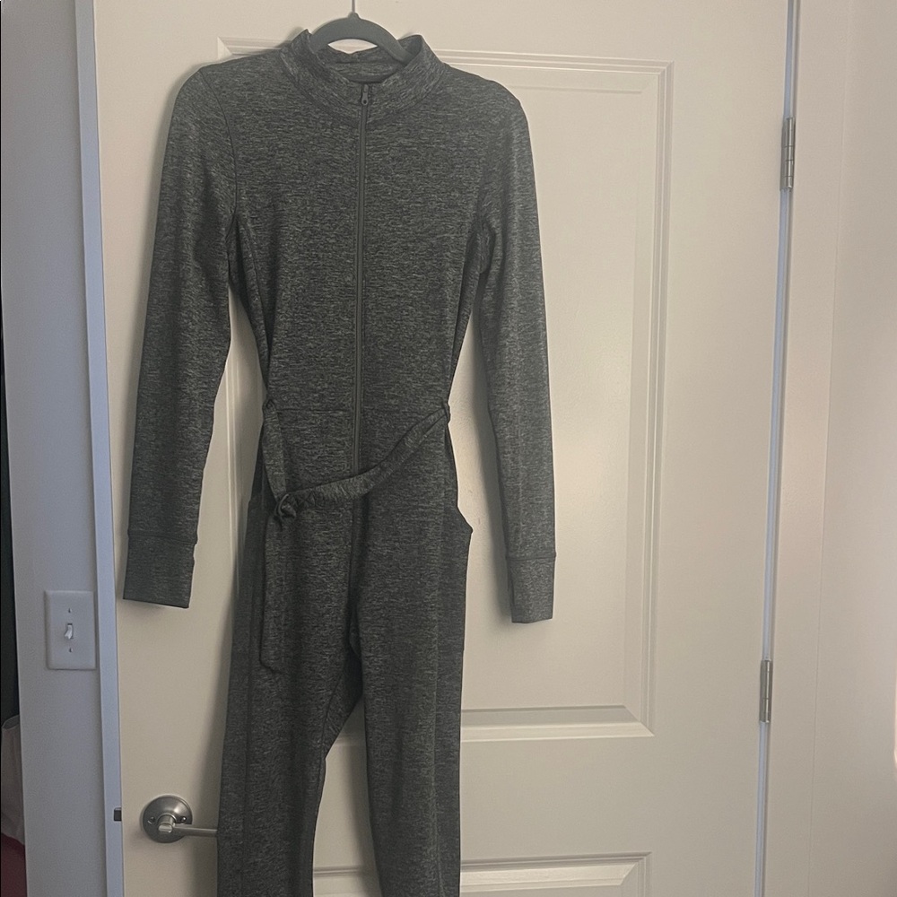 Elegant Charcoal Jumpsuit
